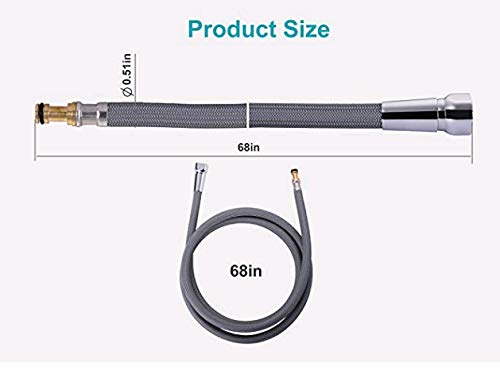 150259 Pull Down Hose Kit For Moen Faucet-Moen Kitchen Faucet Replacement Part 187108-Reflex Moen Pull Down Hose, 68inch Quick Connect Hose-Upgraded 1 - NewNest Australia