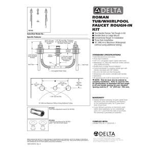 DELTA FAUCET R2700.5 cm, Chrome