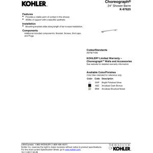 Kohler K-97625-ABZ, 24", Anodized Dark Bronze