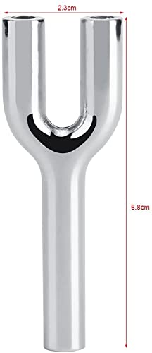 Double Barrel Tube Metal Y-shaped Mini Muffler Connector to Bottle Lab Fitting Fixture