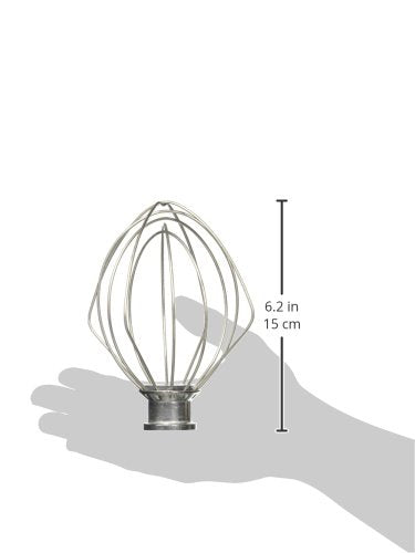 KitchenAid K45WW Wire Whip for Tilt-Head Stand Mixer, Stainless Steel 4.5-5 Qt