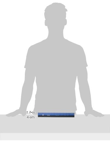 Victor Easy Read Stainless Steel Ruler, Standard/Metric, 12" Long, Blue 12" Steel 1 Count