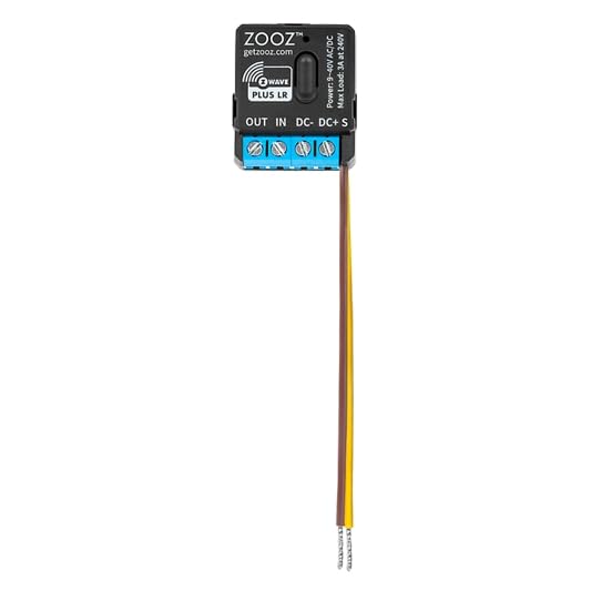 Zooz Z-Wave Long Range Low Voltage XS Relay ZEN58 800LR | Z-Wave Hub Required (Sold Separately) ZEN58 LV XS Relay