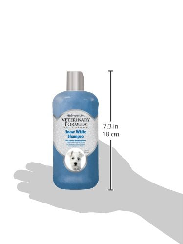 Veterinary Formula Solutions Snow White Shampoo for Dogs and Cats, 17 oz – Safely Remove Stains Without Bleach or Peroxide – Gently Cleanses, Deodorizes and Brightens White Coat – Fresh Scent - PawsPlanet Australia