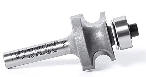 Amana Tool - 54170 Carbide Tipped Corner Round 1/4 Radius x 1-1/4 Dia x 23/32 x 1/2" S