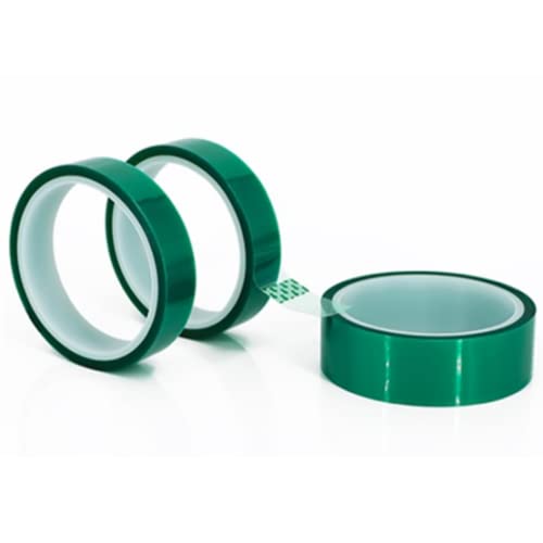 MWRF Source Green High Temp Powder Coating Tape (4" x 72 Yards) 1 4" x 72 Yards