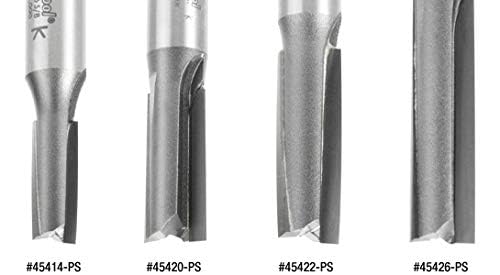 Amana Tool - 45426-PS Carbide Tipped 3 Deg Production Shear Straight Plunge 1/2 Dia x 2 x