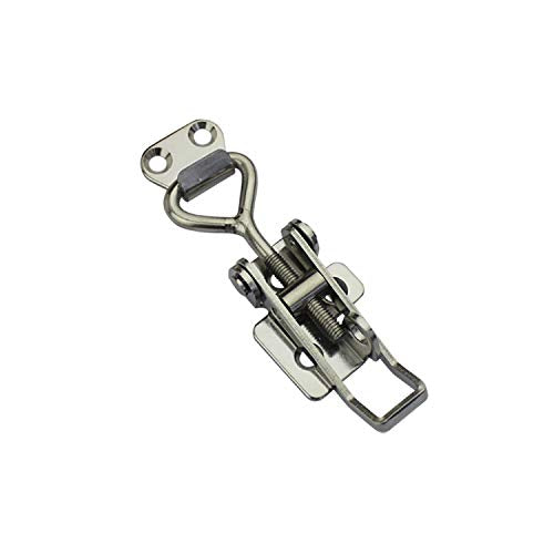 4 Pack Adjustable Buckle Cabinet Boxes Lever Handle Toggle Catch Latch Lock (2S-4,Range:97-123mm) 2S-4,Range:97-123mm