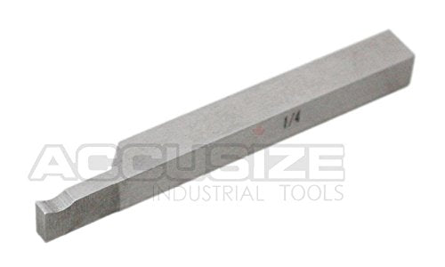 Accusize Industrial Tools 1/4'' 8 Pc H.S.S. Tool Bit Set, Pre-Ground for Turning and Facing Work, 2662-2001 1/4 in - NewNest Australia
