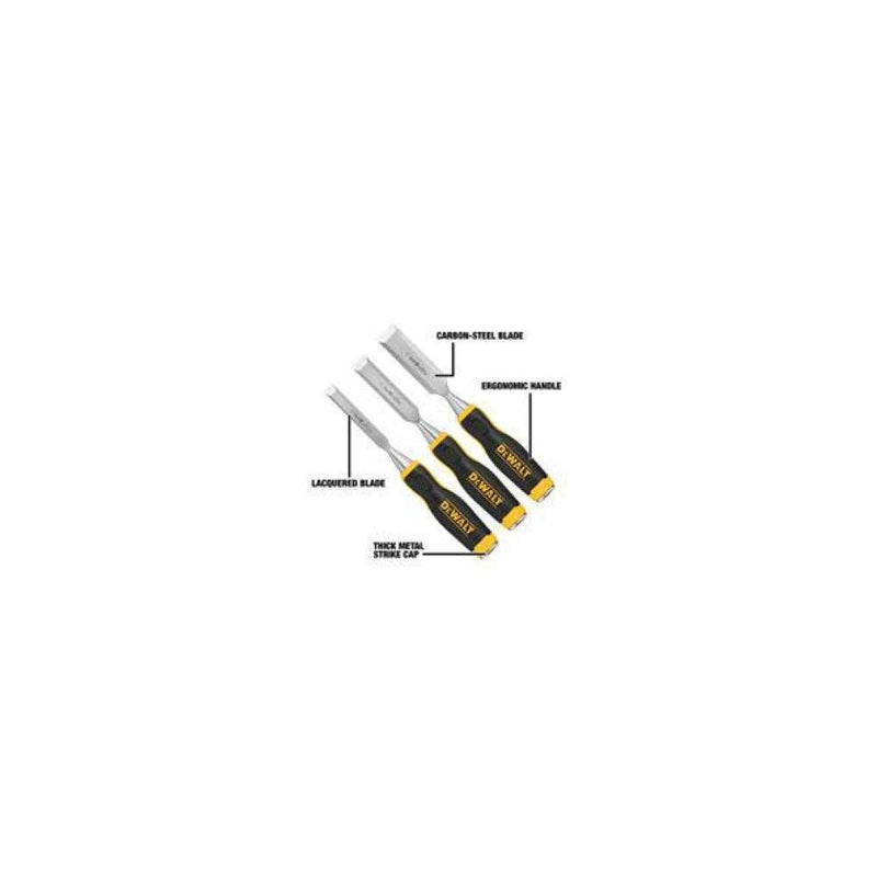 Dewalt Pro Wood Chisel Set 3 Piece One Size