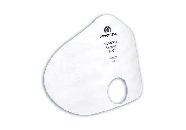 N95 Replacement Filter, 25 Pack, Individually Wrapped, Electrostatically Charged, Ready to Use, Easy Filter Changes, Lower Resistance & Easier Breathability, Sleepnet (55000-25)