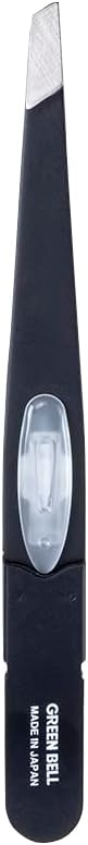 Green Bell Amazing Tweezers That Will Not Slip Off With Slanted End, Black - NewNest Australia