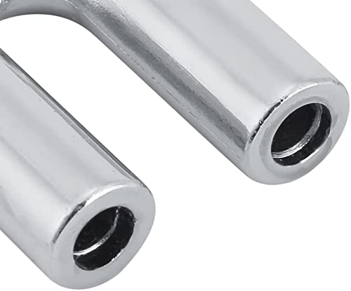 Double Barrel Tube Metal Y-shaped Mini Muffler Connector to Bottle Lab Fitting Fixture