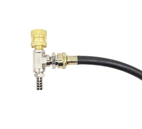 Brass Faucet Adapter – Bleeder T, Garden Hose Threads, Water Flow Tee for Blend Centers, Mop Buckets & Spray Bottles, Portable Water Supply