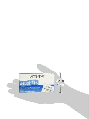 Medique Medi-First Antiseptic Wipes, Benzalkonium Chloride Cleansing Towelettes, 20 Pack - 21471 20 Count (Pack of 1) - NewNest Australia