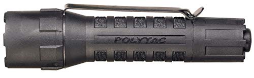 Streamlight 88850 PolyTac 600-Lumen 11500-Candela Tactical LED Flashlight with Non-Rechargeable Batteries, Clear Retail Packaging, Black