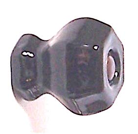 LOT of 4 Jet Black Crystal Knob Pulls with OIL RUBBED BRONZE with Flush-Fit Screws - Our Original Premium Depression type Crystal Glass Cabinet Knobs NOW with FLUSH FIT CONNECTORS