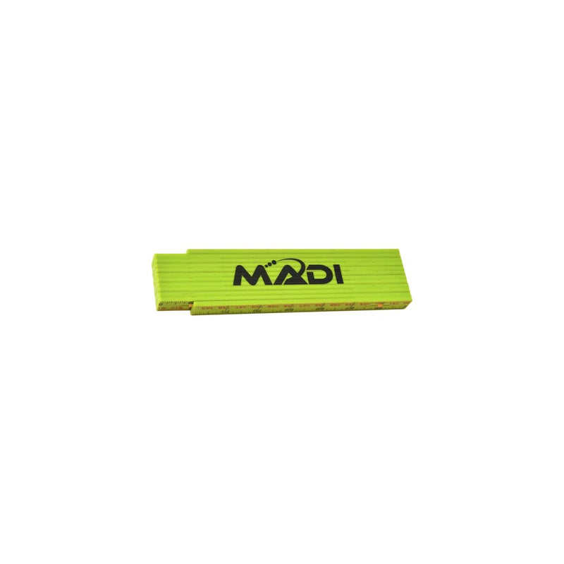 MADI 6' Fiberglass Folding Rule/Ruler - Precise Inside Reading with Center-Point Markings for Accurate Measurements | MPFR-6