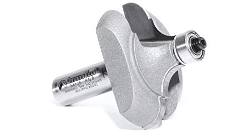 Amana Tool - 54134 Carbide Tipped Classical Cove & Bead 1/4 x 3/16 Radius x 1-3/8 Dia x 11 1-3/8 D x 11/16 CH x 1/2 Inch SHK