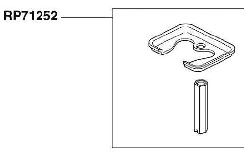 Delta Faucet RP71252 Nyla Mounting Hardware, Chrome