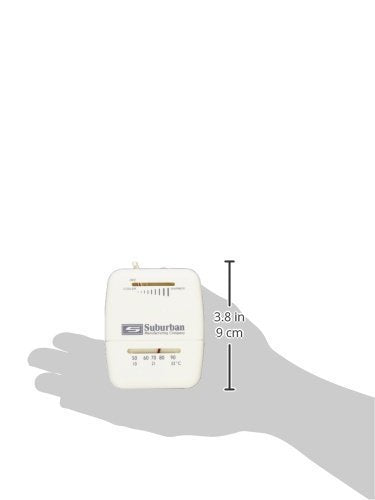 Suburban 161154 Wall Thermostat - Heat Only - White