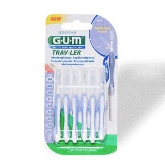 GUM Trav-ler interdental brush 0.6 mm light blue (6 pc) by Gum