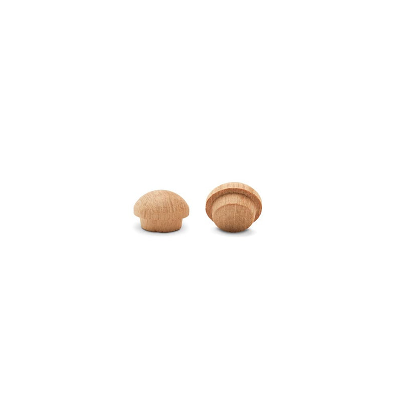 Wood Hole Plugs 3/8 inch, Pack of 100 Oak Button Top Wood Plugs for Screw Holes, by Woodpeckers