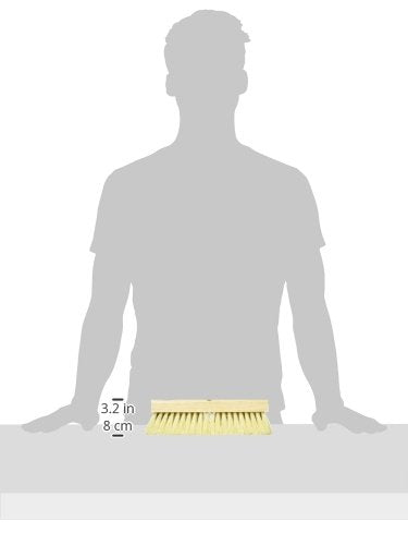 08755 Tampico Deck Scrub Brush with 1 Tapered and 1 Threaded Hole, 10-Inch 1 Count (Pack of 1)