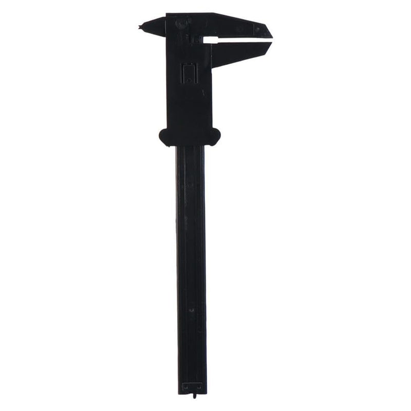 Mini Caliper 5PCS Black Durable 6Inch 150mm Plastic Vernier Caliper Convenient Double Scale (Metric/Inch) Sliding Gauge Ruler Student Office