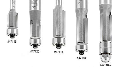 Amana Tool - 47120 Carbide Tipped Flush Trim 1/2 Dia x 1/2 Shank 3-Flute