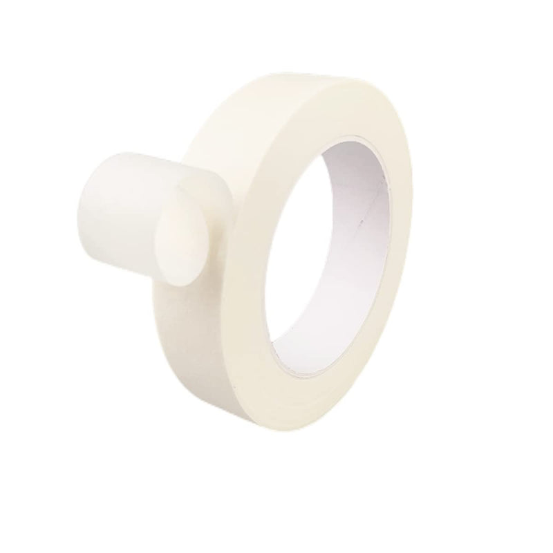 Beige White Masking Tape, 1 Inch x 55 Yards, 2 Rolls, Painters Tape for Painting, Home, Office, School Stationery, Arts, Crafts, Decoration 1Inch 2 Rolls Beige White