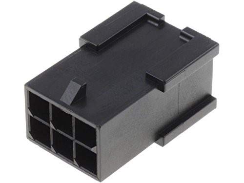 Molex Micro-Fit 3.0™ Dual Row (6 Circuits) Male & Female Receptacle Plug, w/Terminal sockets, (Pack of 3 Complete Set)