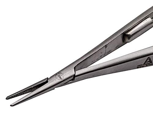 Castroviejo 5.5 inches Micro Needle/Suture Holder Driver with Lock Stainless Steel Needle Driver for Suturing by Artman Instruments