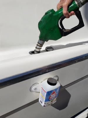 Boat Fuel Vent Overflow Catcher — Prevents Marine Diesel Spills | Reusable, Made in USA | FuelCATCH