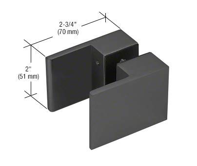 CRL SDK180MBL Matte Black Back-to-Back Paddle Knob