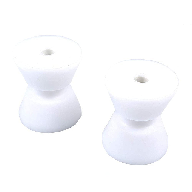 MIZUGIWA Anchor Roller Replacement White Acetal Wheels 2PCS