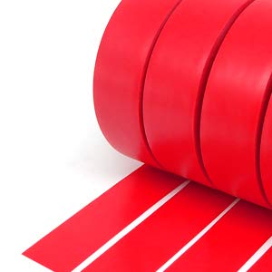 Viaky 6 Pack Electrical Tape Each Roll 0.6" x 50' High End Industrial Grade - Rated to 176 Degrees & 600 Volts - Vinyl Insulating Backing - Perfect for Electric Wiring Projects (red) 6 red