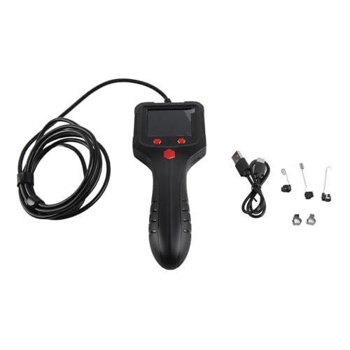 Endoscope, Industrial Endoscope with 2.4in HD Screen, Sewer Camera, Handheld ABS Housing Borescope Inspection Camera for Factory (6.6ft Cable) 6.6ft Cable