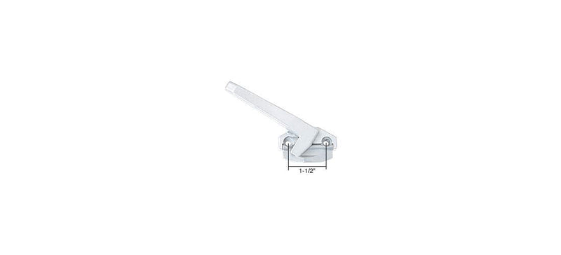 Left Hand White Cam Handle; 1-1/2" Screw Holes