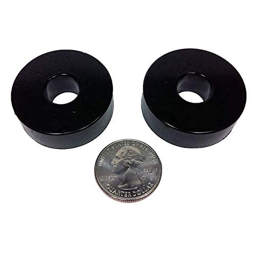 Isolate It: Sorbothane Vibration Isolation Washer 30 Duro with 3M PSA (0.5" ID - 1.5" OD - 0.5" Thick) - 4 Pack