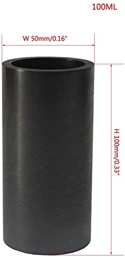 OTOOLWORLD Smelting Lab Graphite Crucible Lab Supply (50MM(1.97") X 100MM(3.94")) 50MM(1.97") X 100MM(3.94")