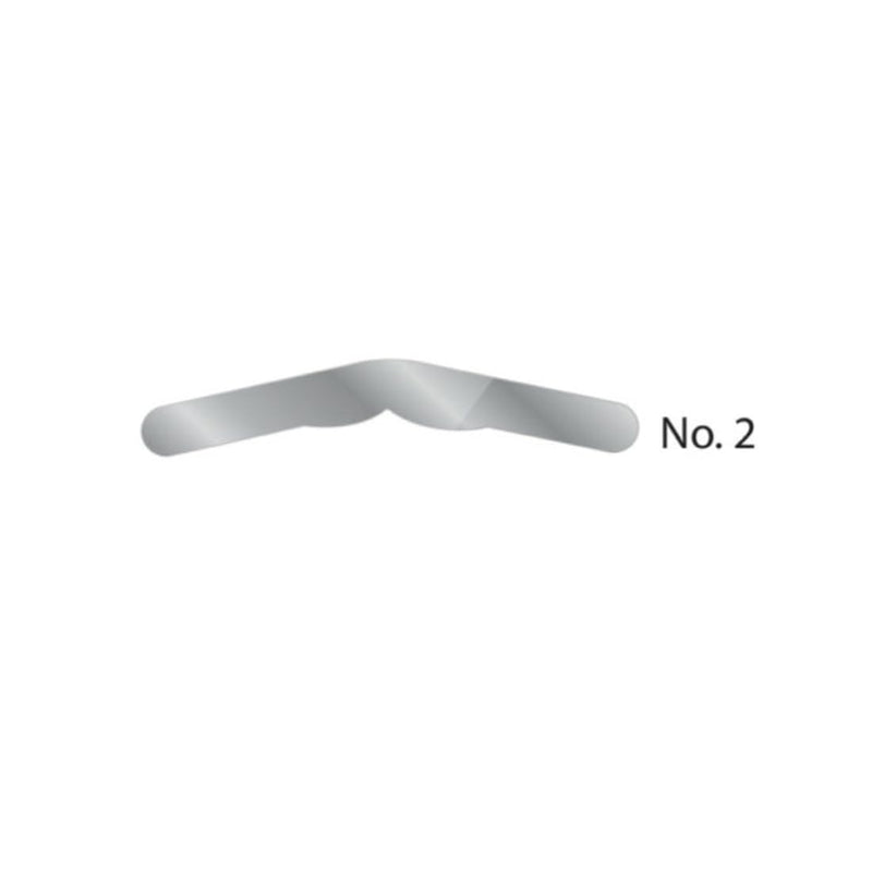 Dental Matrix Bands Tofflemire Type Stainless Steel Thickness .0015" 0.04 Universal 144pcs/Pack (#2) #2