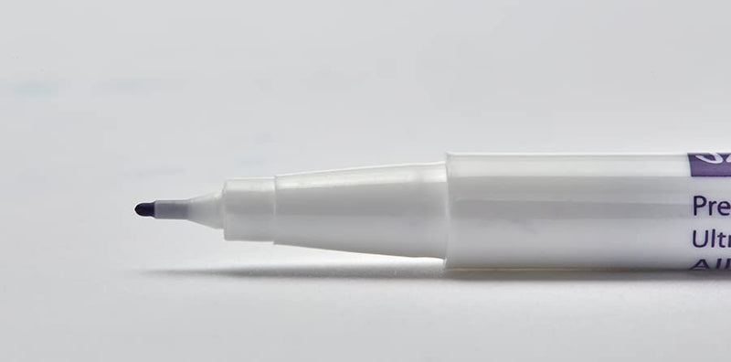1456XL-10 Mini Ultra Fine Tip XL Surgical Ink Marker- 10 Count- Prep Resistant Surgical Grade Skin Marker- Latex Free, FDA Registered- Designed for Surgical Procedures, Tattoos, Piercings, Etc.