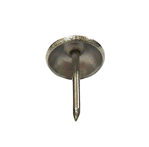decotacks® Silver Finish Upholstery Nails/Tacks 7/16in - 500 Pcs [Nickel/Silver Finish] DX0511-500