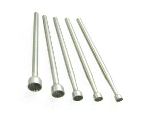 JTS Wire Rounding Bur Set of 6 Sizes Wire Rounder for 22-12 Gauge Wires Swiss Made