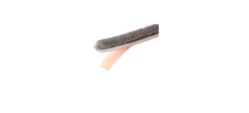 C.R. LAURENCE A71320C CRL Gray .270" Backing Width Adhesive Backed Windo-Pile - 100' Roll by C.R. LAURENCE