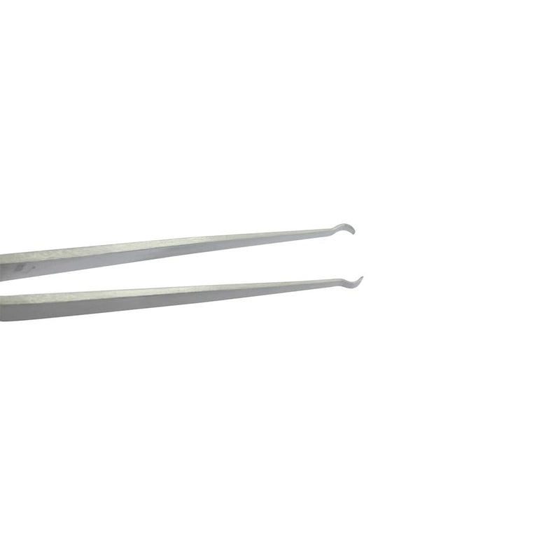 Lock Pin Tumbler Tweezers for Locksmith Pinning & Rekeying Kit Stainless Steel Straight Round Open Slot Tweezers Metal Wire Holding Tweezers Locksmith Tools