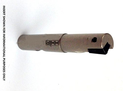 HHIP 5822-1603 Square Shoulder Coolant-Thru Indexable End Mill, 1/2" Cutter Diameter, 1/2" Shank, 1 Flute, 0.67" Flute Length, 3.25" OAL, 1/2" Cutter Diameter 1/2 in