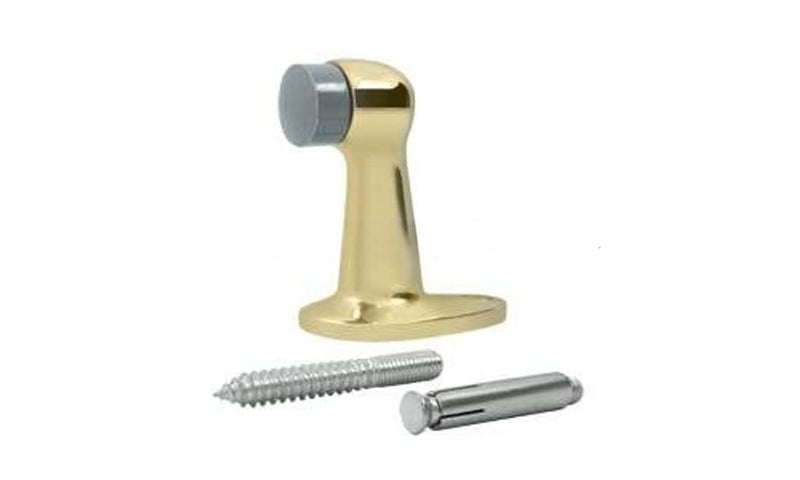 Deltana Fdb278u3-unl Floor Door Bumper, Unlacquered Bright Brass