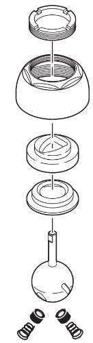 Delta Faucet Peerless RP44123 Ball, Seats, Springs, Cam, Cap, Adjusting Ring and Bonnet Repair Kit